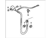 Honda Prelude Battery Cable - 32410-S30-000 Cable Assembly, Starter