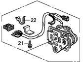 Honda 76215-TK6-A01 Actuator Set, L. (R.C.)(Flat)