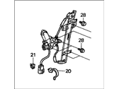 Honda 72250-S84-A03 Regulator, L. FR.