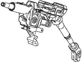Honda Fit Steering Column - 53200-TK6-A01 Steering Column Assembly