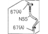 Honda 8-97287-634-1 Hose Flex, Air Conditioner