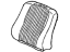 Honda 81121-S4K-A13ZA Cover, Right Front Seat-Back Trim (Light Quartz Gray) (Ts Tech)