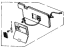 Honda 83230-SG7-A03ZA Sunvisor Assembly, Passenger Side (Smooth Beige)