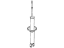 Honda 52611-SE0-053 Shock Absorber Unit, Rear (Showa)