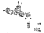 Honda 06350-SLN-A21 Cylinder Set, Key