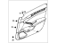 Honda 83503-TVA-A41ZA LINING, R. FR. DOOR ASSY. (LOWER) *NH906L* (THREAD CHARCOAL)