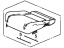 Honda 81331-TG7-A81ZD Cover, Passenger Side Middle Seat Cushion Trim (Type Z) (Leather)