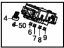 Honda 38200-TG7-A41 Box Assembly, Fuse (Rewritable)
