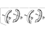 Honda 43053-TP6-A00 Shoe Set, Rear Brake Honda 43053-TP6-A00 Shoe Set, Rear Brake