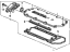 Honda 17140-R72-A01 Cover, In. Manifold (Upper)