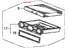 Honda 80290-SDA-A01 Filter Assembly, Air Conditioner