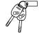 Honda 06350-SZT-A02 Cylinder Set, Key