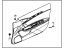 Honda 83501-TBG-A21ZA Lining, R. FR. Door Assy. (Lower) *NH900L* (DEEP BLACK)