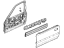 Honda 67050-SH3-A02ZZ Panel, L. FR. Door