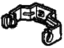 Honda 46406-SH3-020 Stay, Master Power Tube