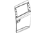 Honda 67611-TK8-A00ZZ Skin, R. Slide Door