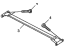 Honda 08L04-TK8-10102 Crossbar Assy, RR