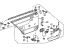 Honda 83750-SE5-A02ZA Lining Assy., L. RR. Door *B49L* (FAIR BLUE)