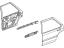 Honda 67550-SE3-A10ZZ Panel, L. RR. Door