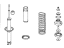 Honda 52620-SE0-631 Shock Absorber Assembly, Left Rear