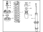 Honda 51602-S82-A16 Shock Absorber Assembly, Left Front
