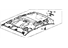 Honda 83200-T2F-A01ZC Lining Assy., Roof *NH167L* (GRAPHITE BLACK)