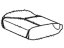 Honda 81137-T2G-A41 Pad Complete Right, Front Cus