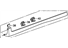 Honda 71850-TF0-J01ZK Garnish Assy., L. Side Sill *NH578* (TAFFETA WHITE)