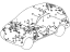 Honda 32107-S10-A10 Wire Harness, Floor (Driver Side)