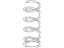 Honda 51401-S0X-A21 Spring, Front (Showa)