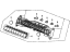 Honda 79500-TA0-C01ZB Control Assy., Heater *YR334L* (US TAUPE GUN METALLIC)