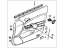 Honda 83502-TA0-A31ZF Lining, R. FR. Door (Lower) (Typef) (LEA)(Ivory/Taupe)