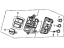 Honda 79630-TA0-A02ZA Switch Assembly, Automatic Air Conditioner (Gun Metallic)
