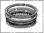 Honda 13011-R44-A01 Ring Set, Piston (Std) (Allied Ring)