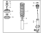 Honda 51601-SR3-A31 Shock Absorber Assembly, Right Front (Showa)