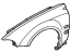 Honda 60211-SR4-A00ZZ Panel, Right Front Fender