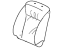 Honda 81121-T5R-A82ZA Cover, Right Front Seat-Back Trim (Silver Sports Accent)
