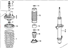 Honda 51610-TA5-A02 Damper Assembly, Rear Front
