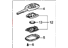 Honda 35118-TA0-C00 Key, Immobilizer & Transmitter (Driver 1) (Blank)