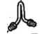 Honda 46361-TM8-A00 Pipe E, L. Brake