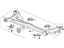 Honda 42100-TM8-A03 Beam Assembly, Rear Axle (Drum 200)