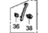 71190-SWA-J00 - Genuine Honda Beam, L. FR. Bumper (Upper)