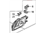 Honda 72160-SWA-A01ZA Handle Assembly, Driver Side Inside (Graphite Black)