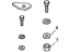Honda 08L92-SWA-100R1 Hardware Set