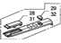 Honda 75245-SWA-003 Garnish Assy., L. RR. Roof Side