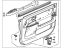 Honda 83533-SCA-A21ZA Lining, R. FR. Door *NH167L* (GRAPHITE BLACK)