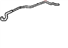 Honda 74145-SR3-A00 Stay, Hood Opener