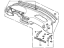 Honda 77100-SR2-A80ZA Panel Assy., Instrument *NH167L* (GRAPHITE BLACK)