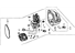 Honda 76208-TR6-C11 Mirror Set, Passenger Side (R.C.) (Heated)