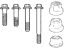 Honda 50010-XVJ-000 Hardware, Suspension (Mugen)